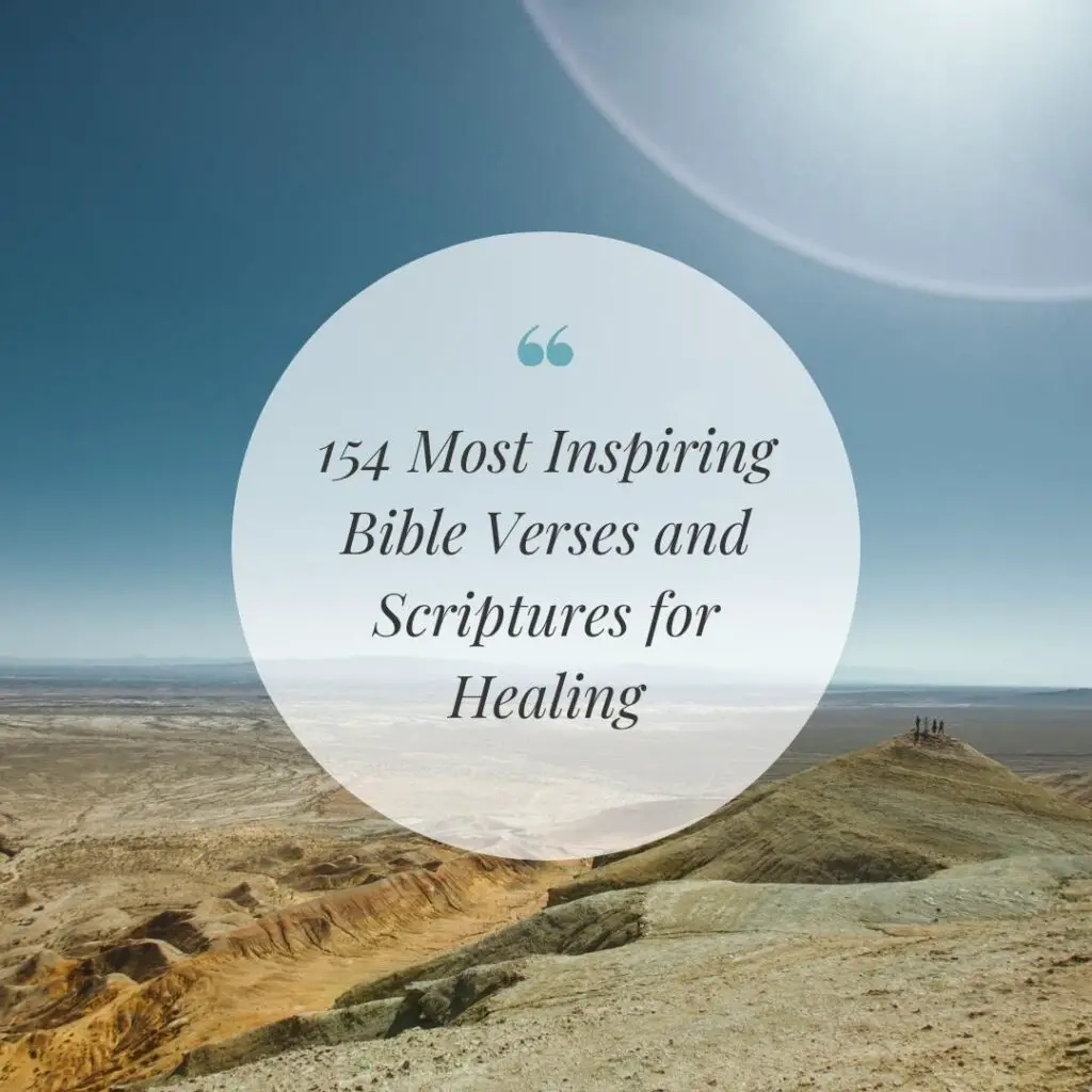154 Most Inspiring Bible Verses and Scriptures for Healing
