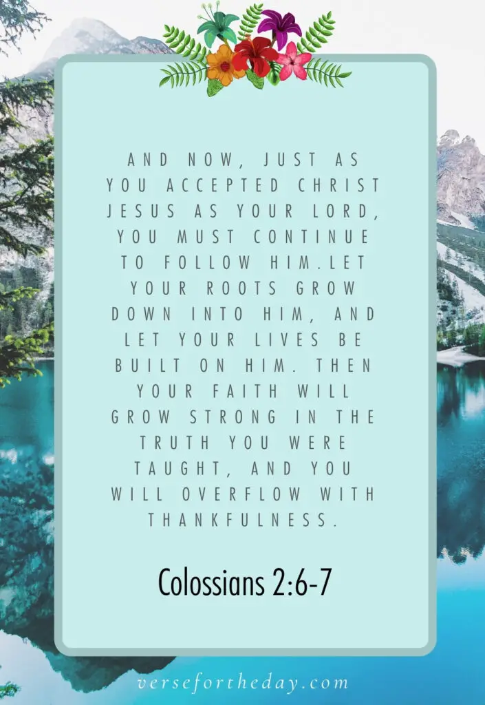 Quote on Colossians 2:6-7