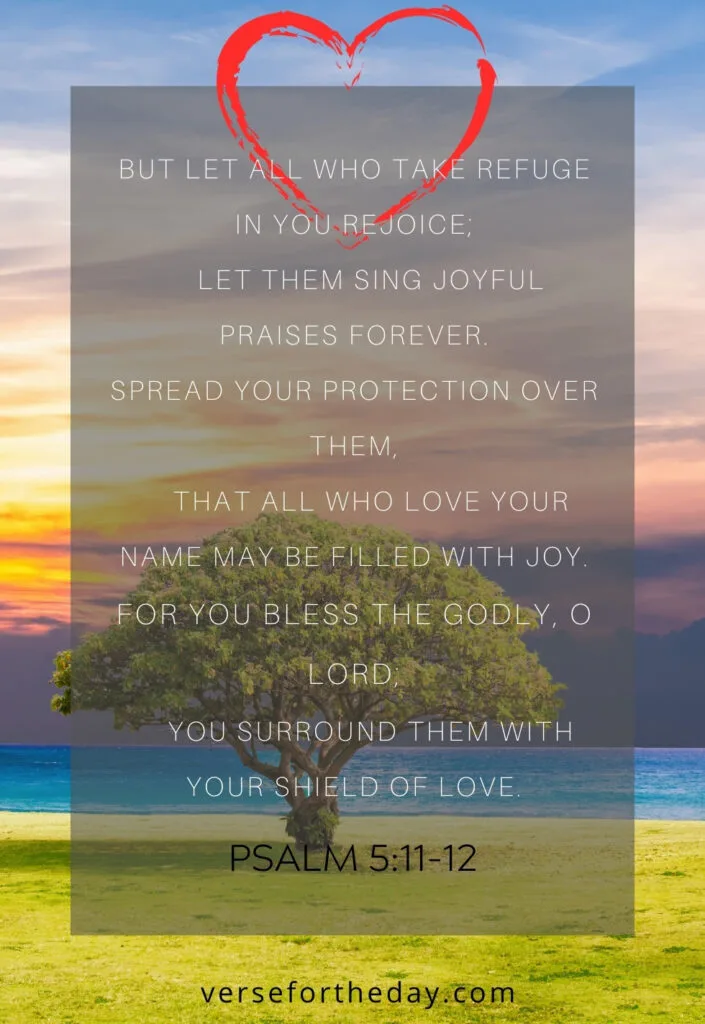 Quote on Psalm 5:11-12