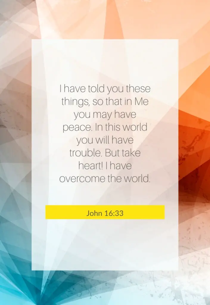 Quote on John 16:33