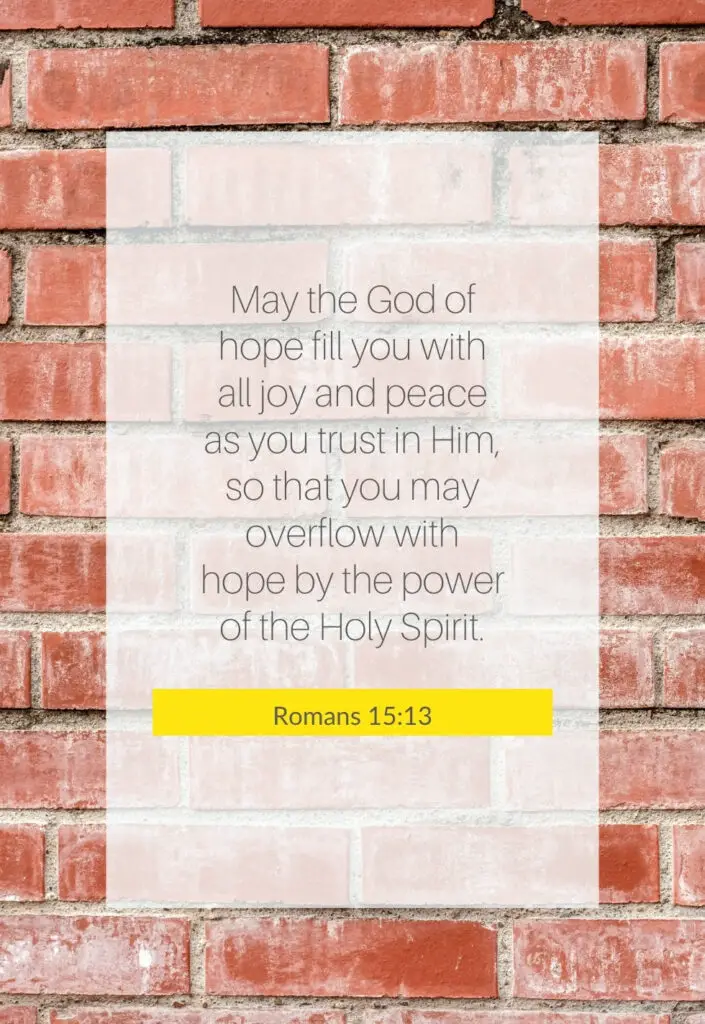 Quote on Romans 15:13
