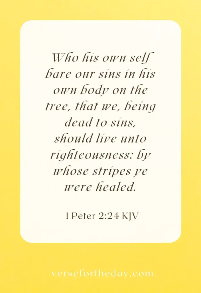 Quote on 1 Peter 2:24