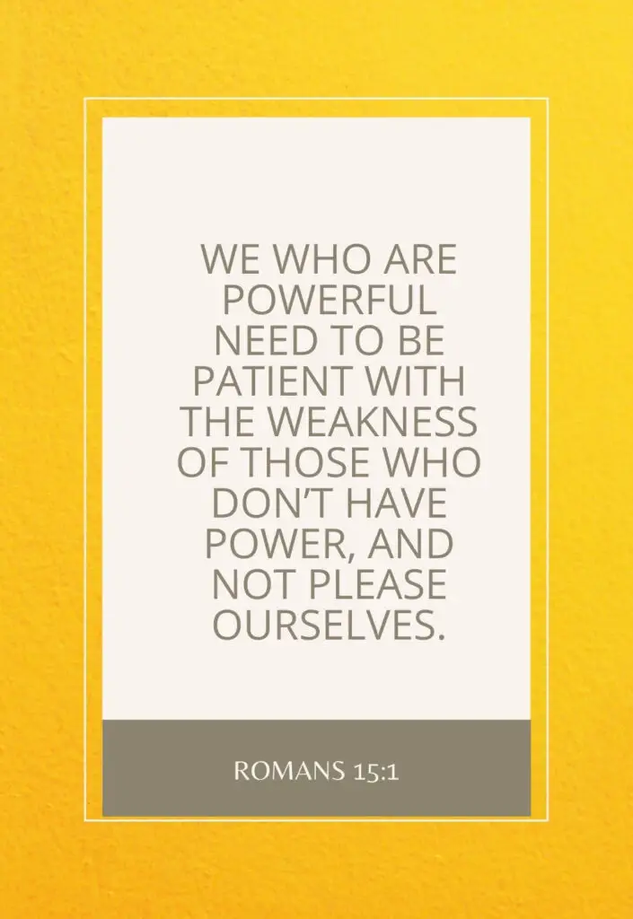 Quote on Romans 15:1