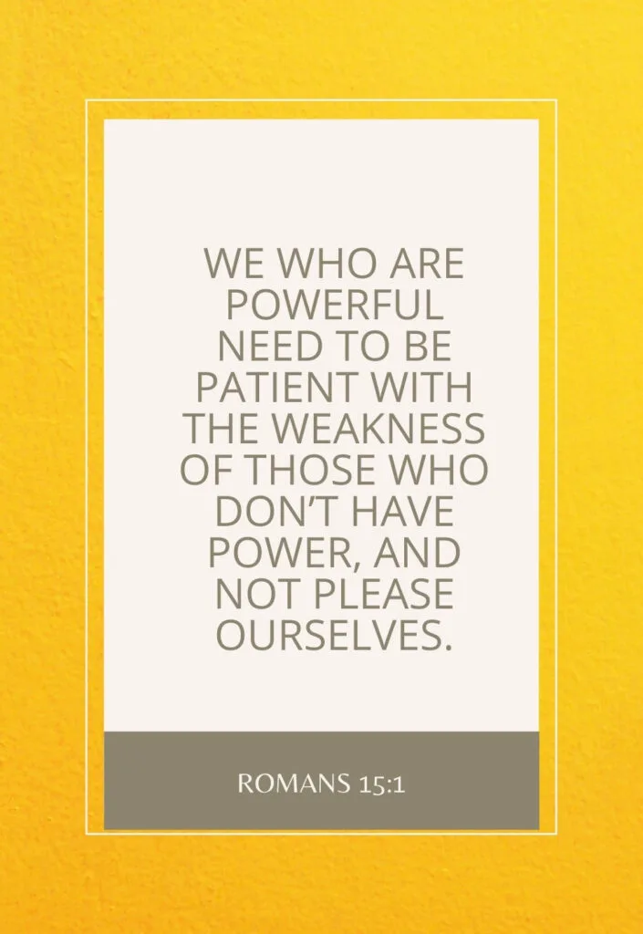 Quote on Romans 15:1