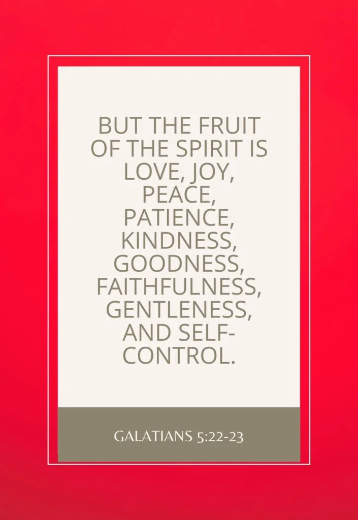 Quote on Galatians 5:22-23