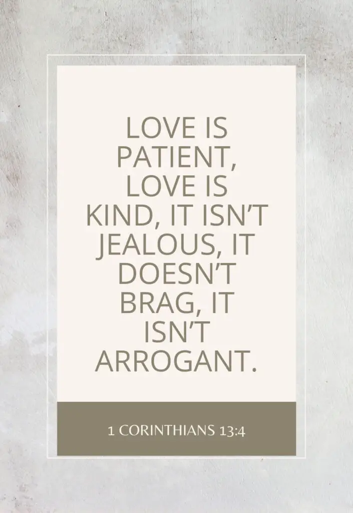Quote on 1 Corinthians 13:4