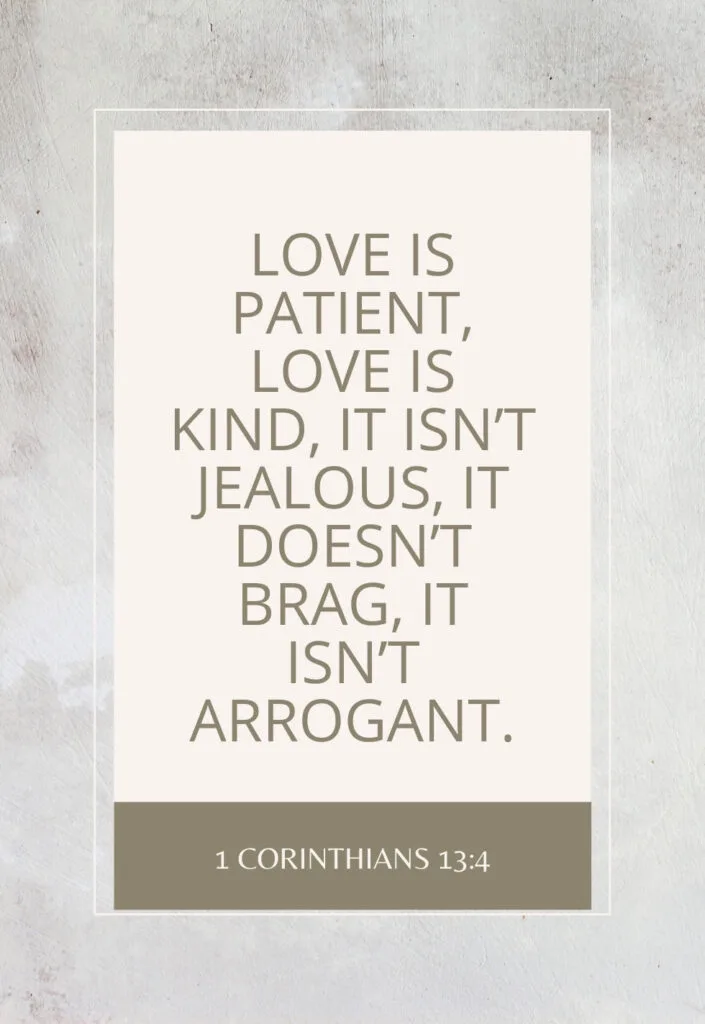 Quote on 1 Corinthians 13:4