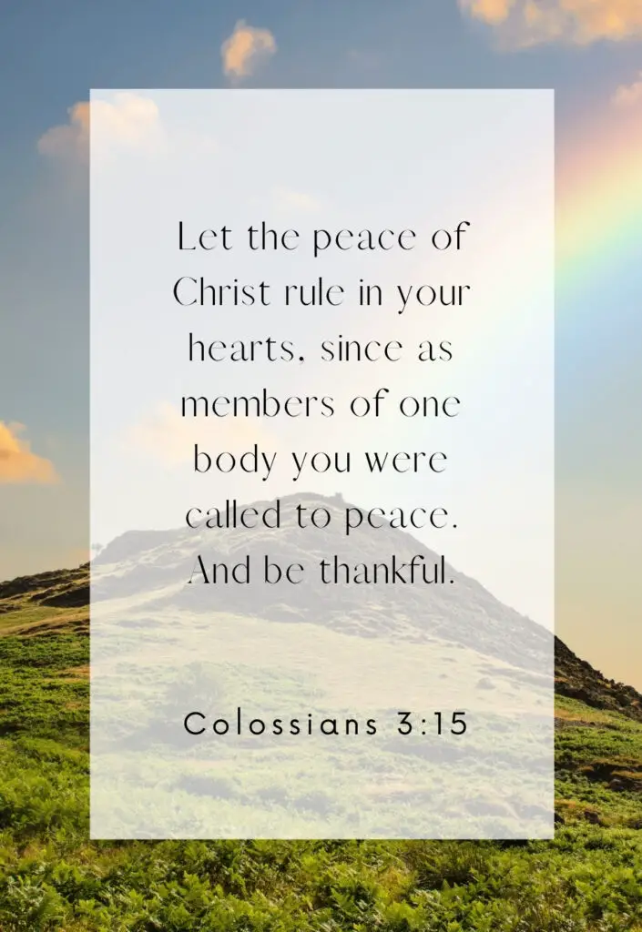 Quote on Colossians 3:15