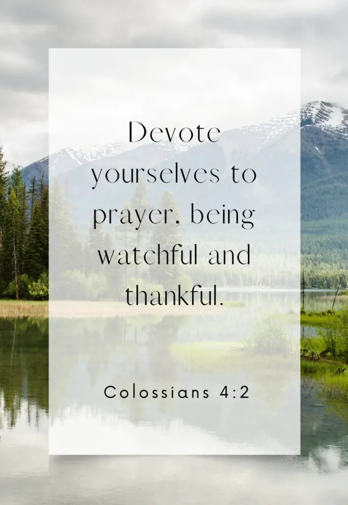 Quote on Colossians 4:2