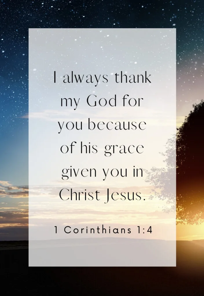 Quote on 1 Corinthians 1:4