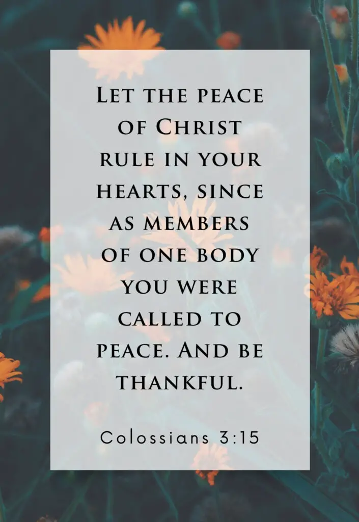Quote on Colossians 3:15