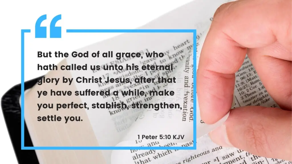 Bible Verse of the Day - 1 Peter 5:10 KJV