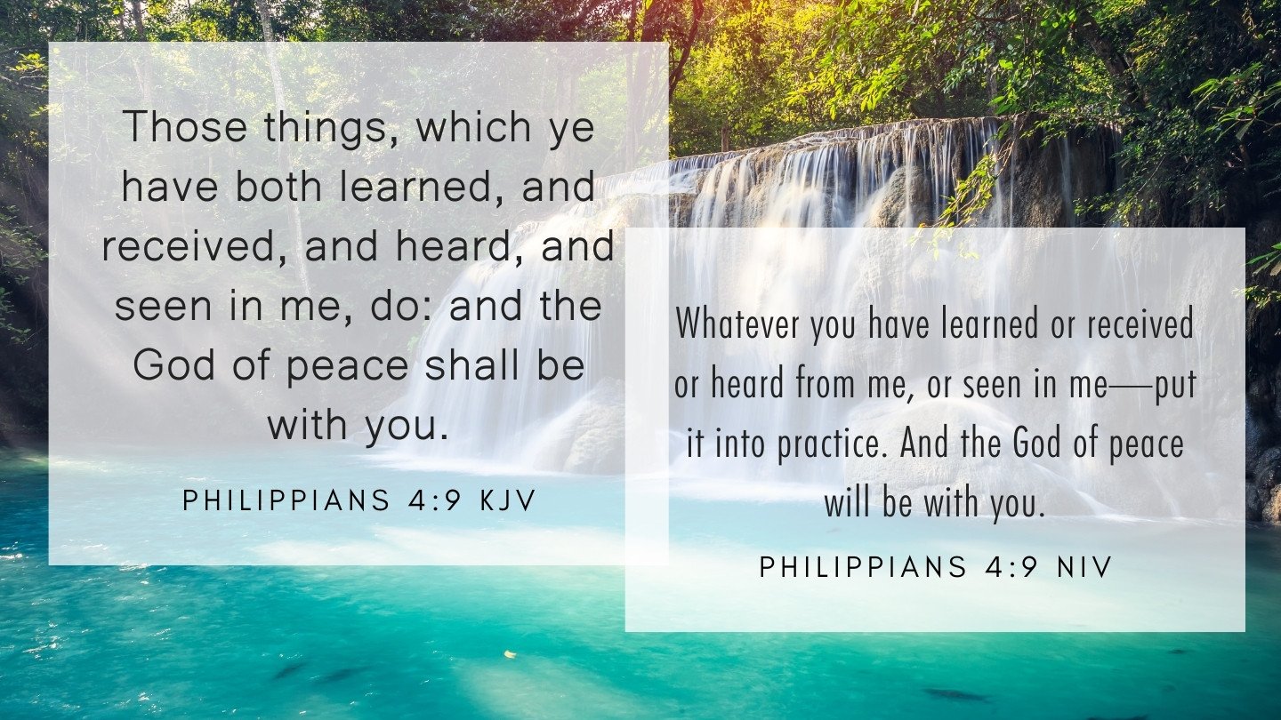 philippians chapter 4 verse 1-9