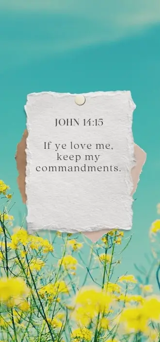 Obedience quote on John 14:35