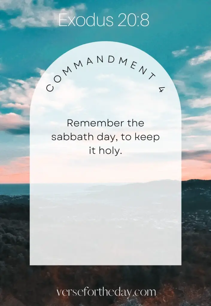 Commandment No. 4