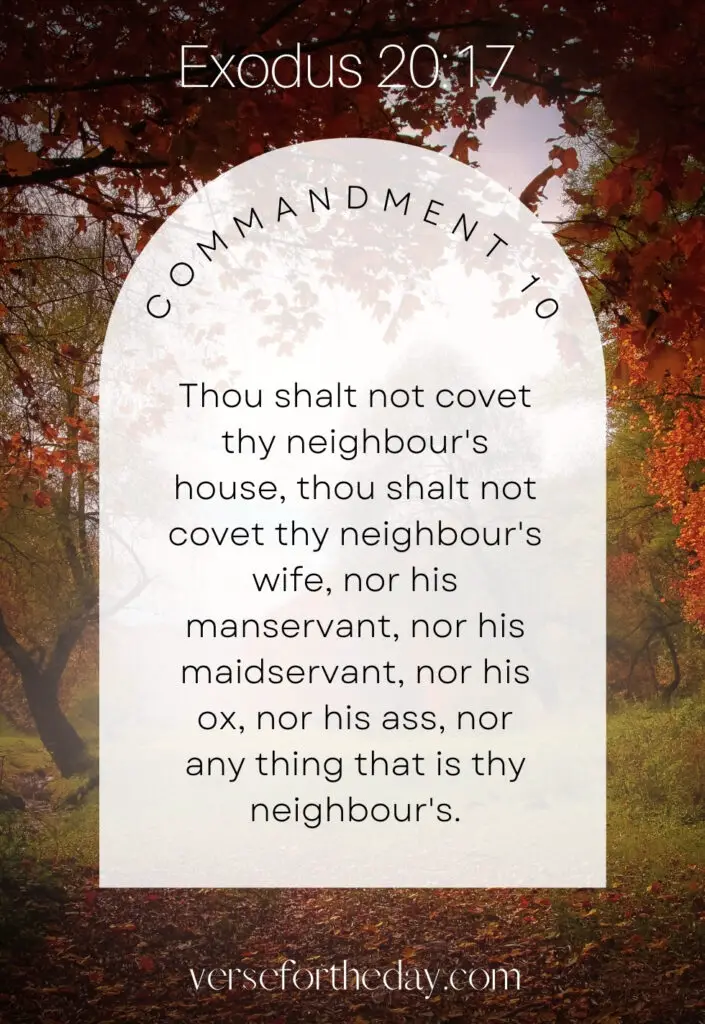 Commandment No. 10