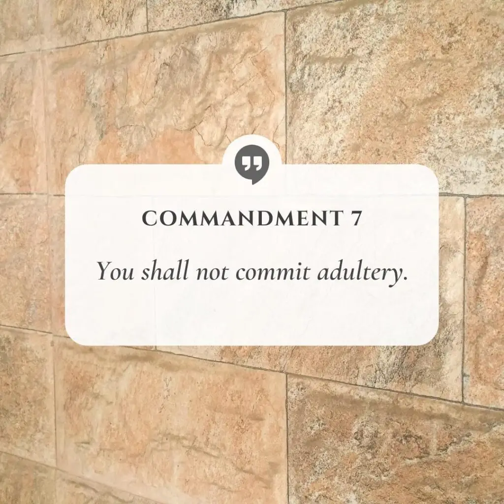 the ten commandments - 7