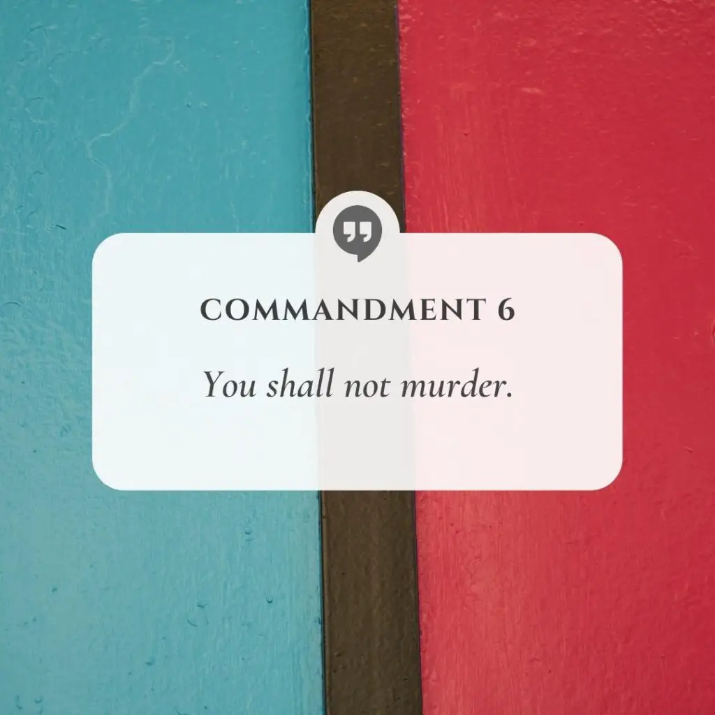 the ten commandments - 6