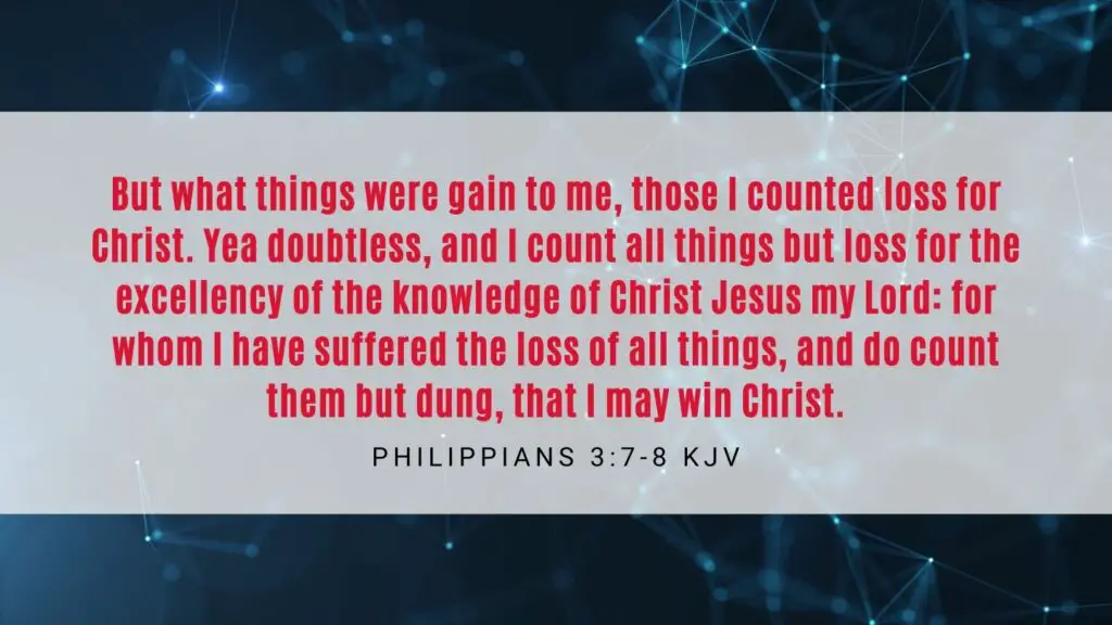 Bible Verse of the Day - Philippians 3:7-8 KJV