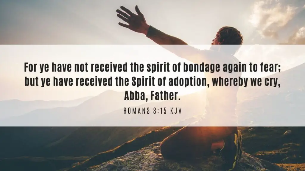 Bible verse of the day - Romans 8:15 KJV