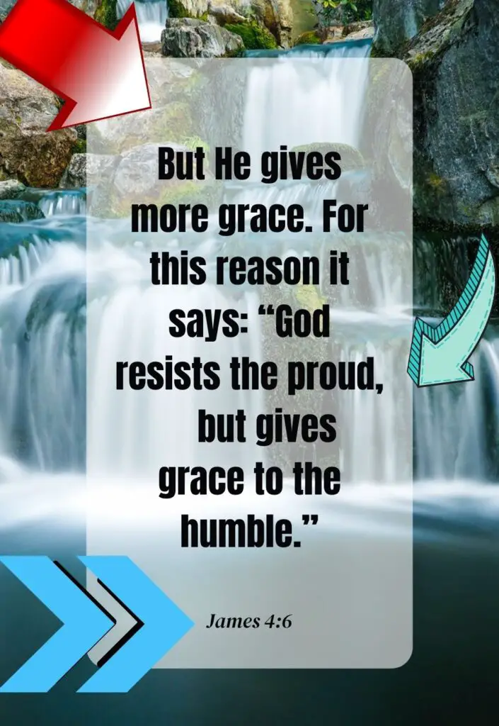 Bible verses about humility - James 4:6