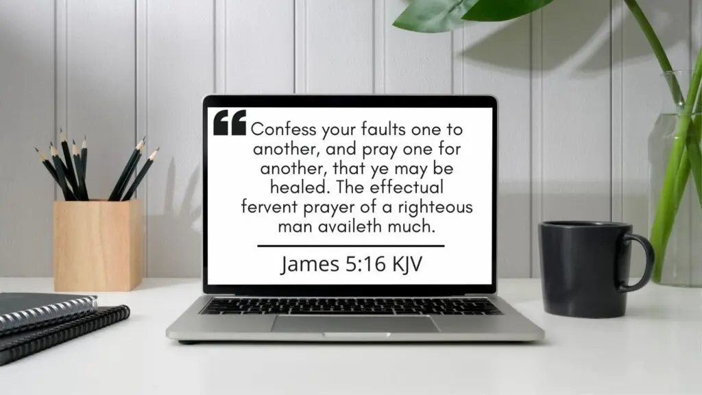 Bible Verse of the Day - James 5:16 KJV
