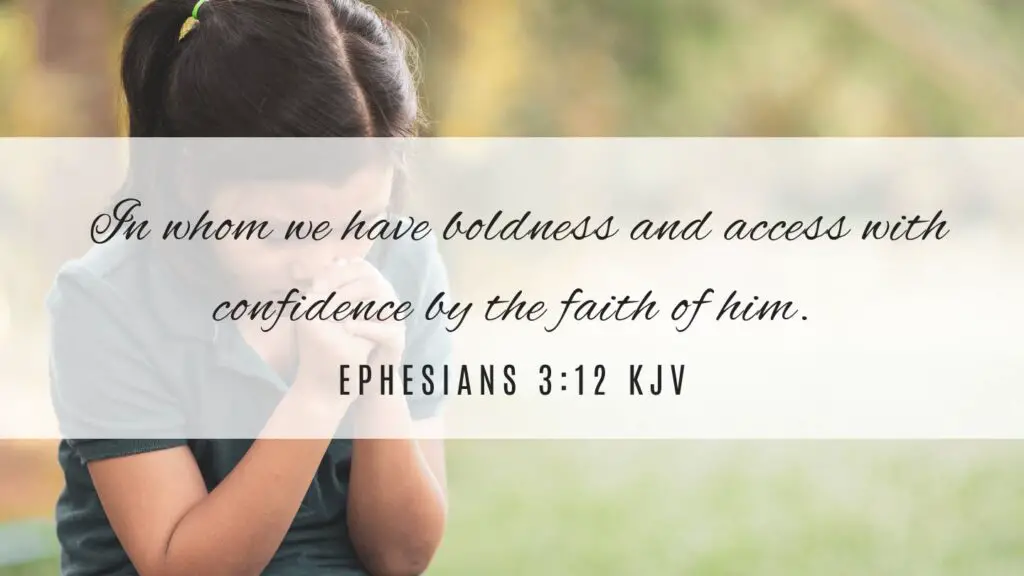 Bible verse of the Day - Ephesians 3:12 KJV