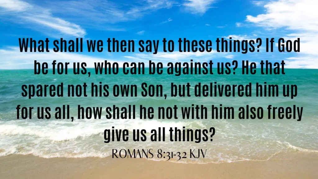 Bible Verse of the Day - Romans 8:31-32 KJV