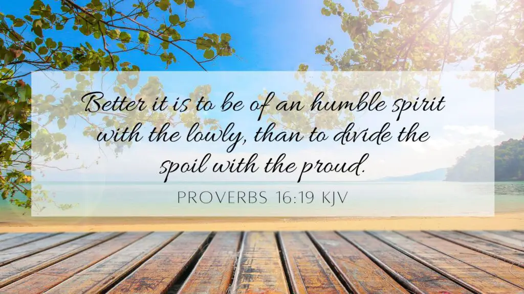 Proverbs 1619 KJV Bible Verse of the Day