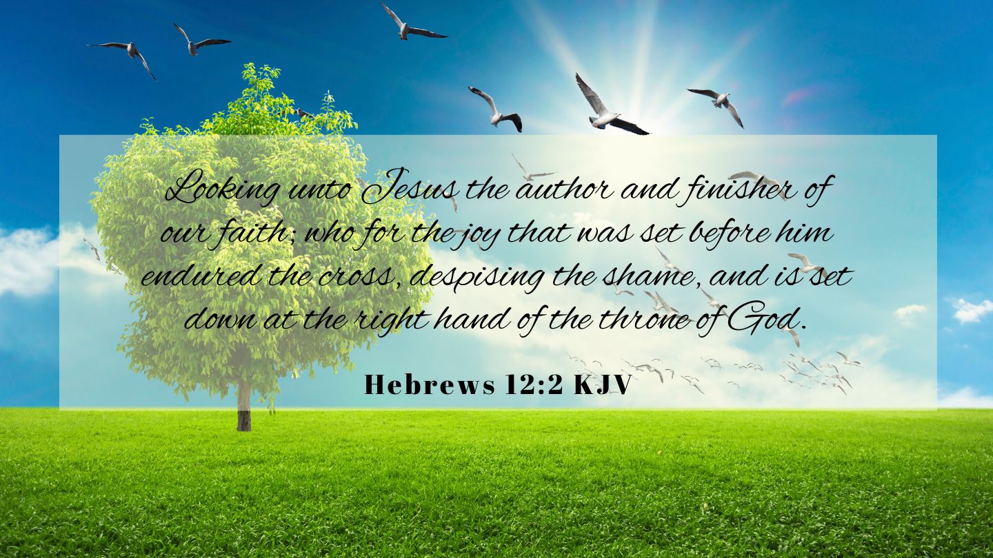 Hebrews 12 2 KJV Bible Verse Of The Day