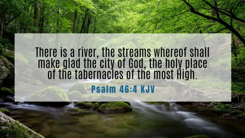 Bible Verse of the Day - Psalm 46:4 KJV