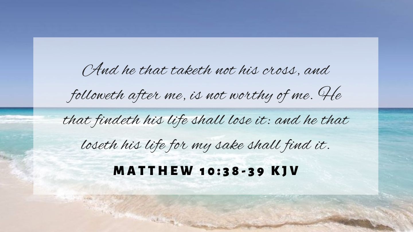 Matthew 103839 KJV Bible Verse of the Day