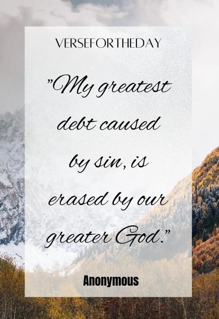Bible Quotes - Greatest Debt