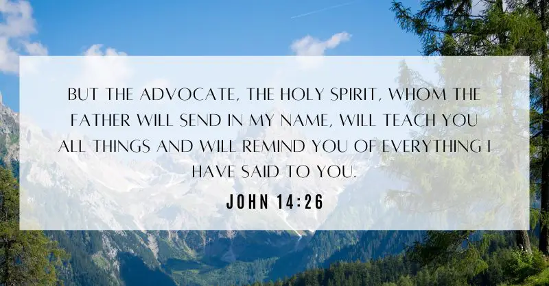 The Holy Spirit will Teach Us All Things