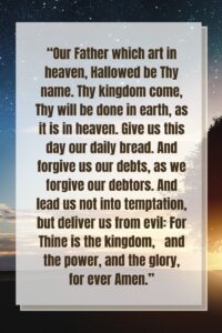 The Lord's Prayer