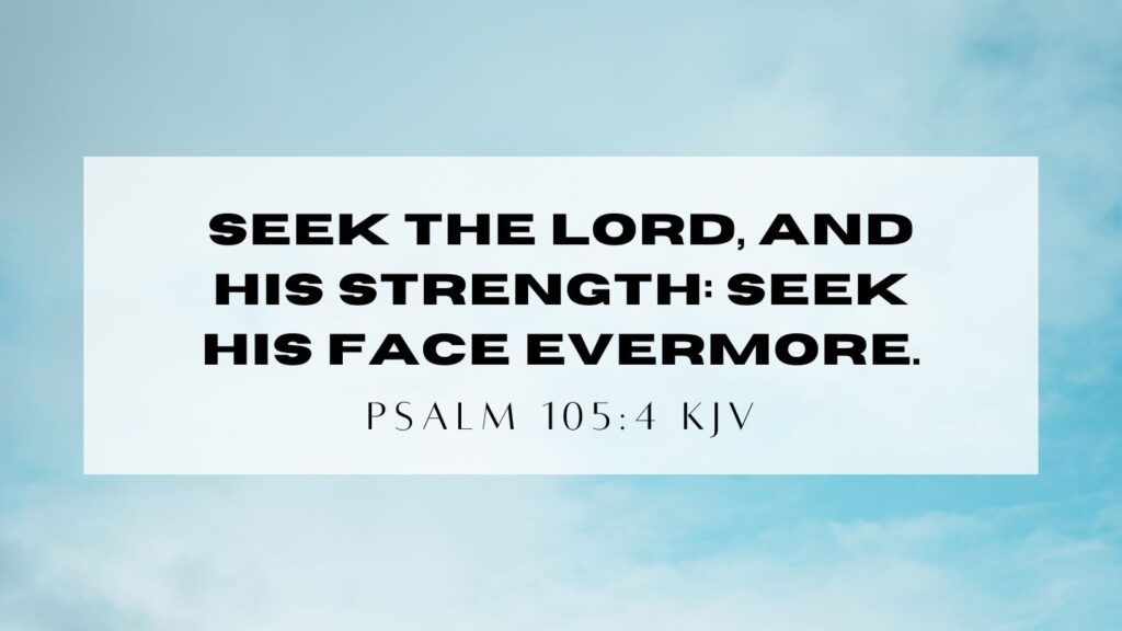 Psalm 1054 KJV Bible Verse of the Day