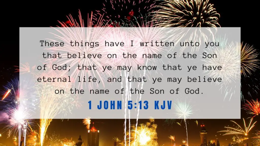 Bible Verse of the Day - December 31 2022 Saturday KJV