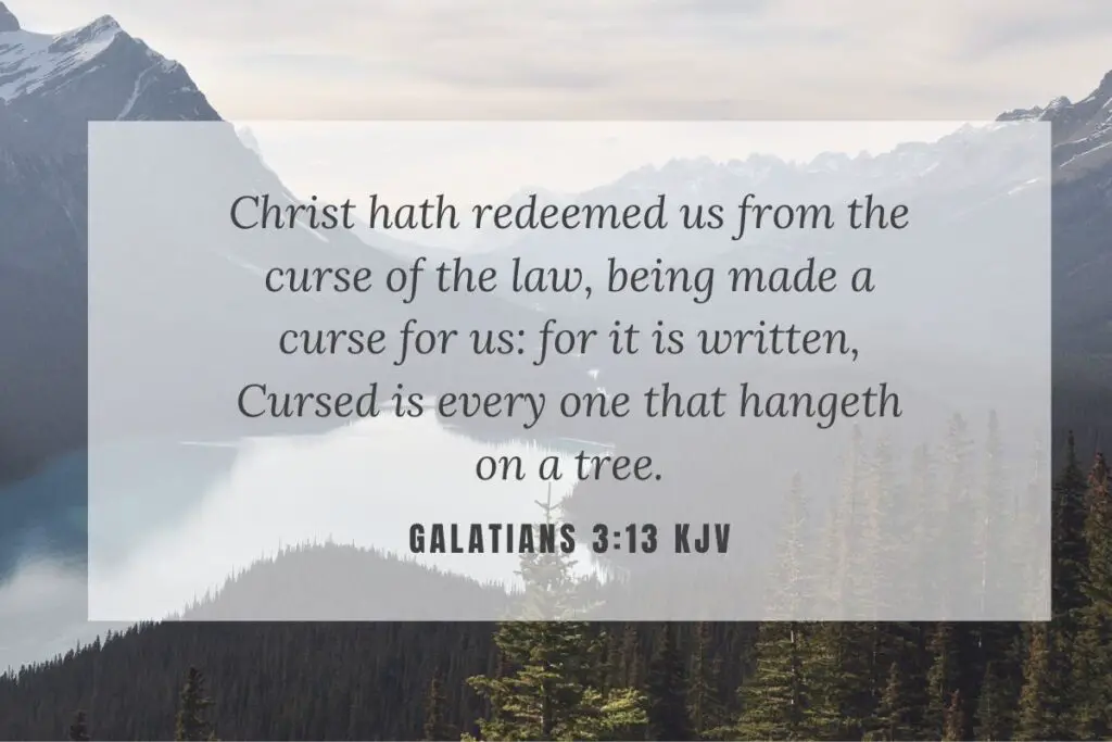 Verse for today January 19 2023 Galatians 3-13 KJV