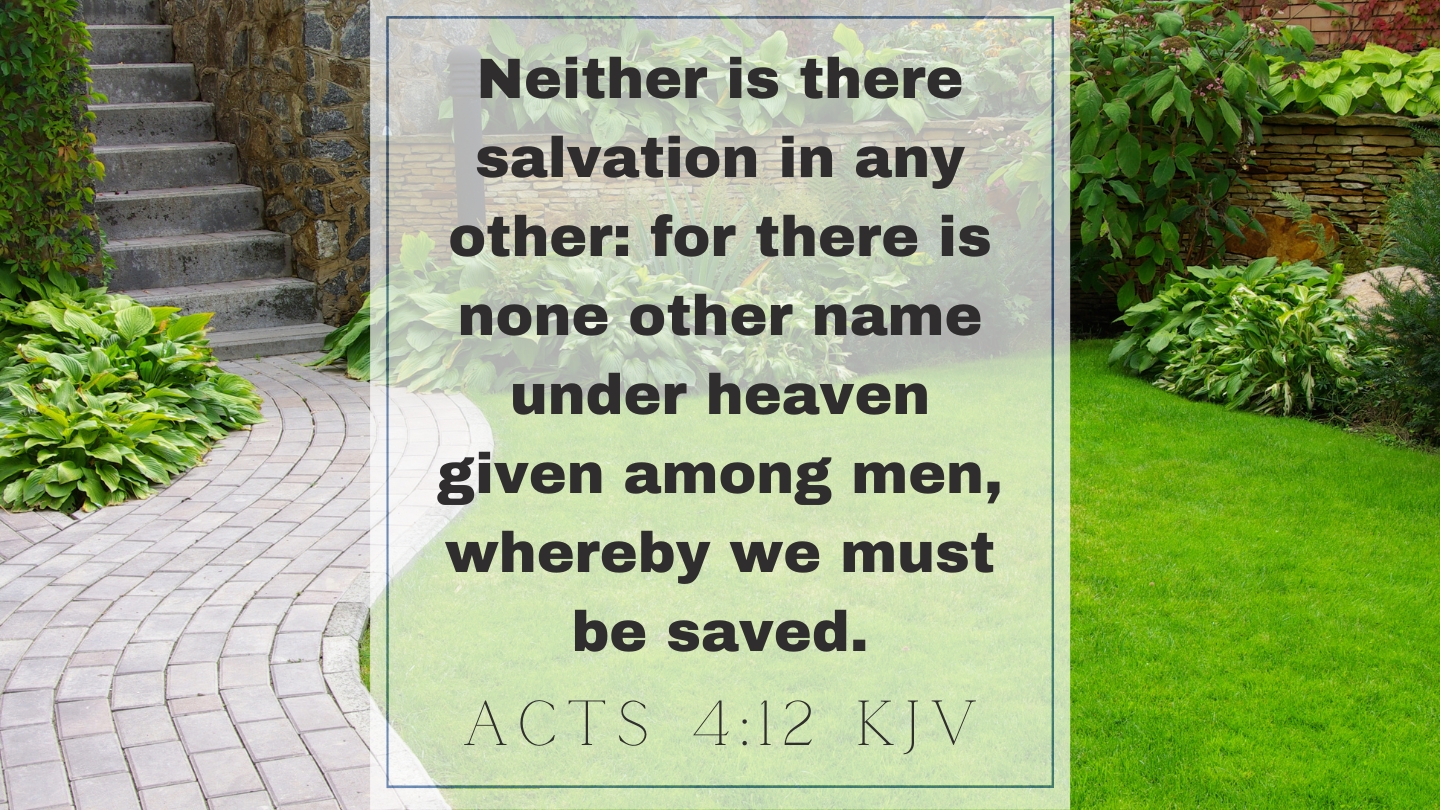 Acts 4 12 KJV Bible Verse Of The Day   Bible Verse Of The Day February 6 2023 Monday 