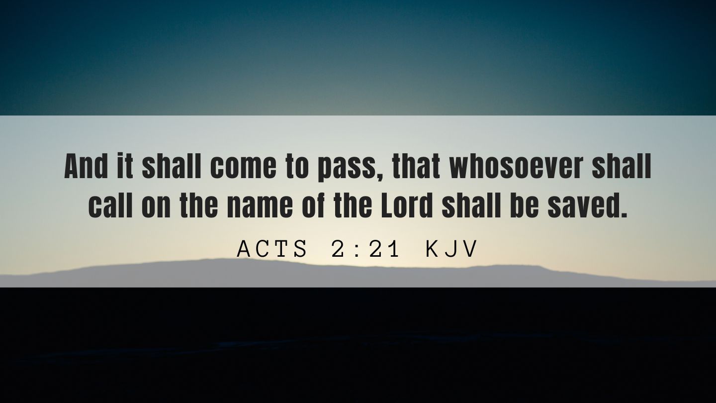 What Does Acts 2:21 Mean?