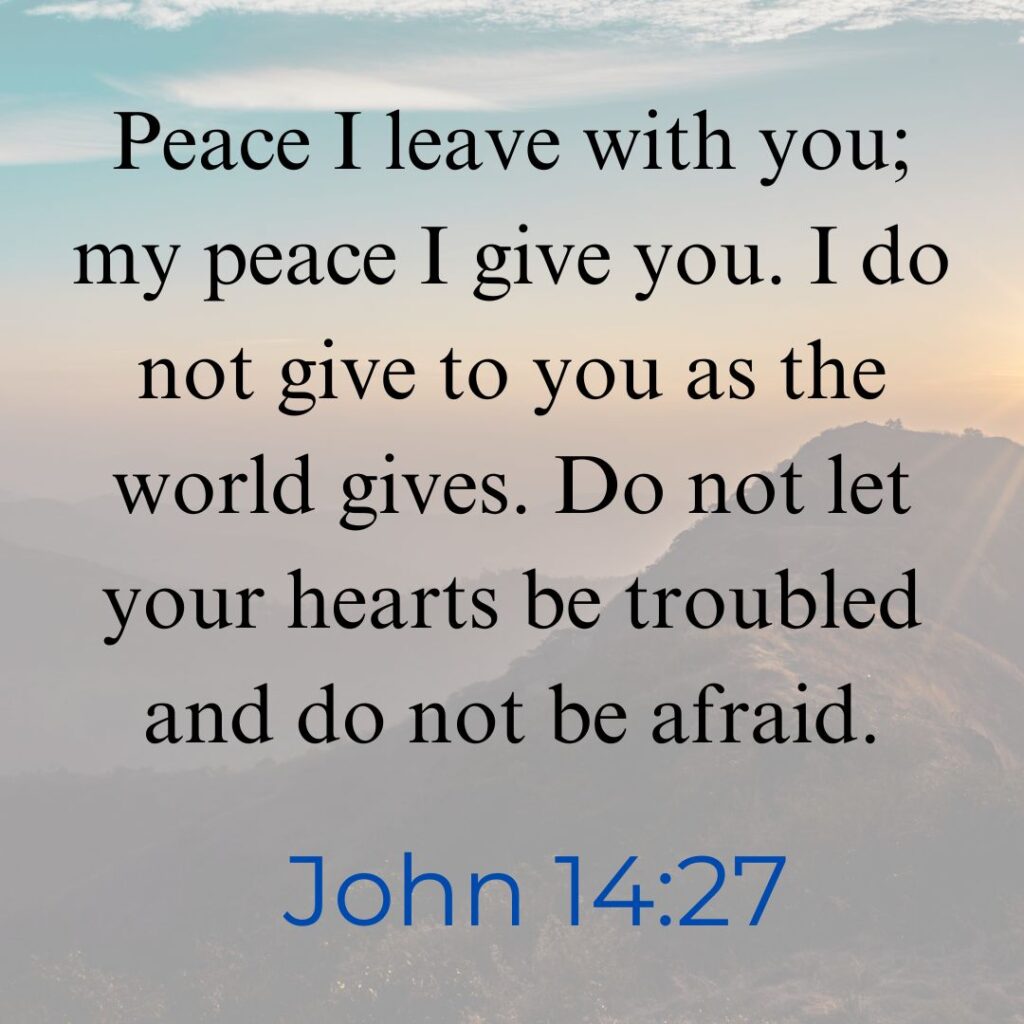 Scriptures on peace and joy