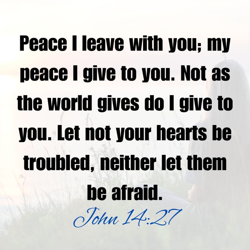 John 14:27 peace of mind