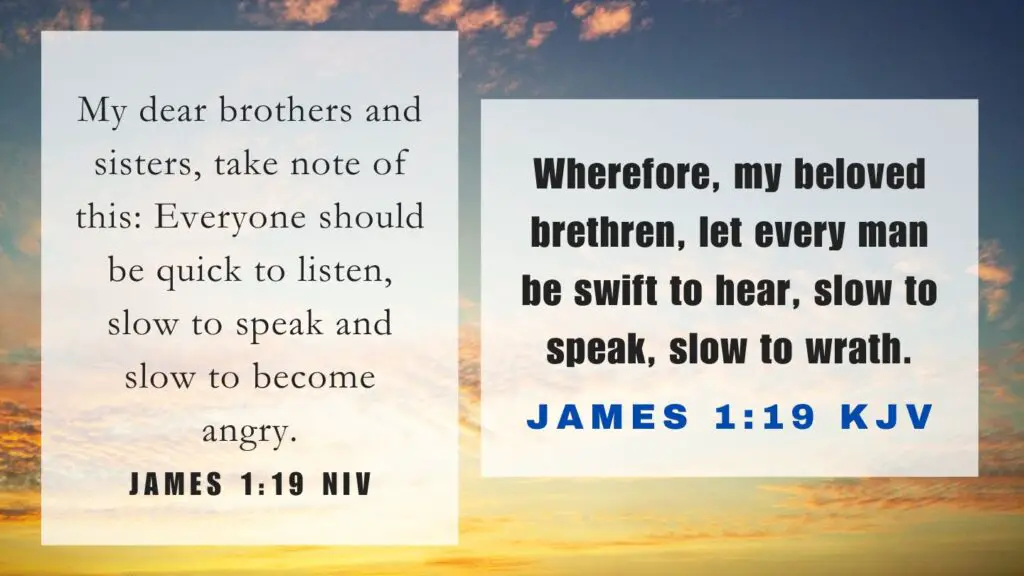 What does James 1:19 mean