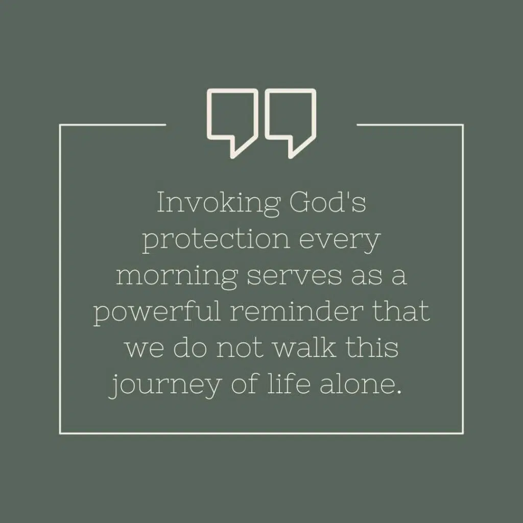 Pray for protection in the morning