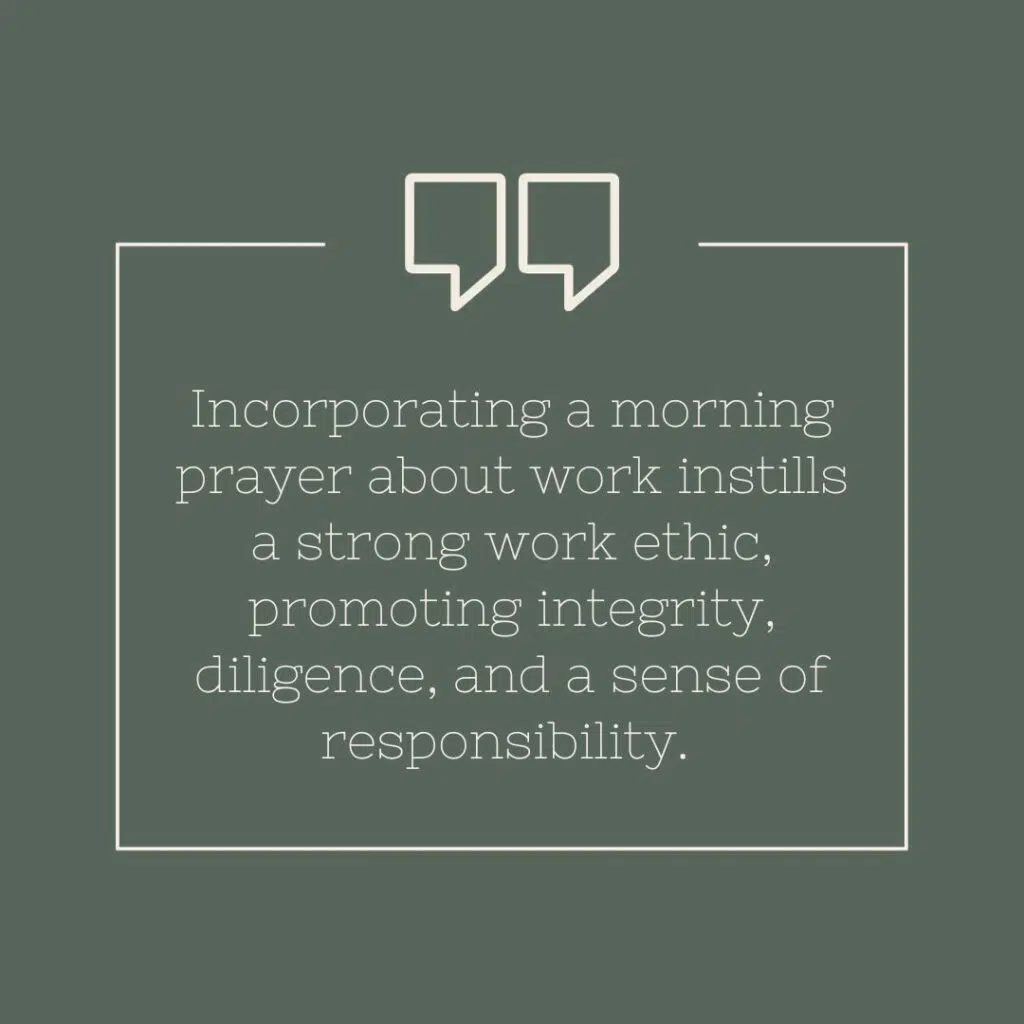 Prayer for work