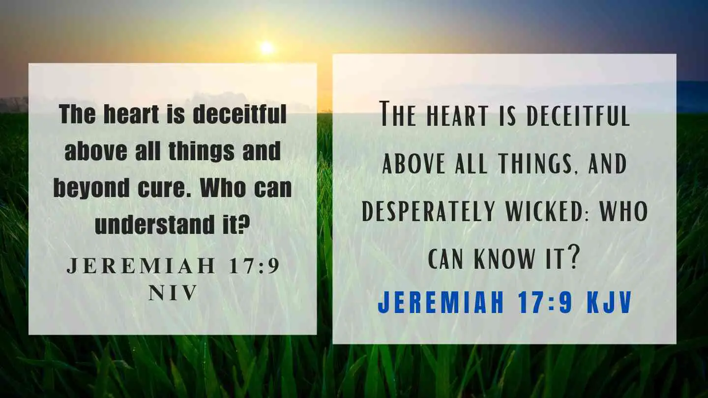 Jeremiah 17:9 KJV