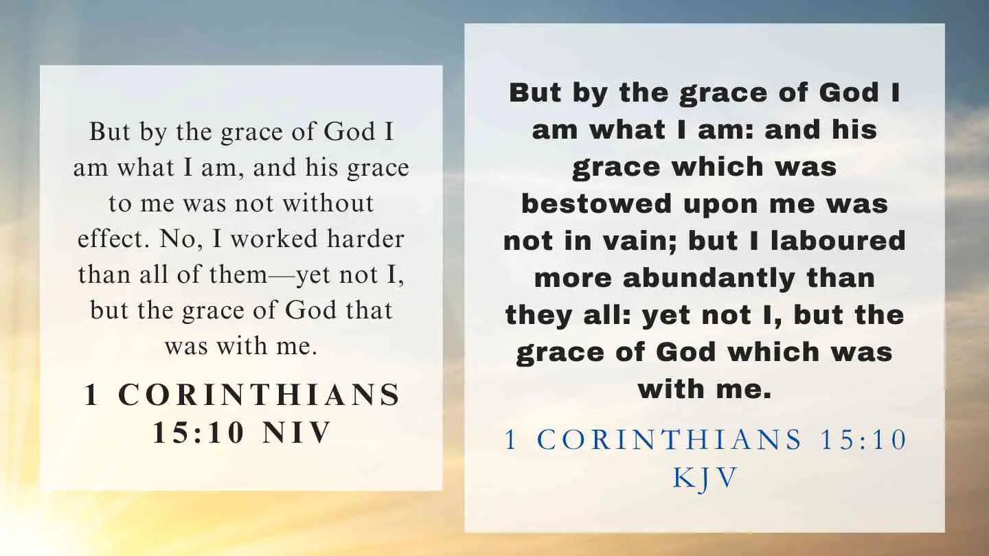 What does 1 Corinthians 15:10 mean