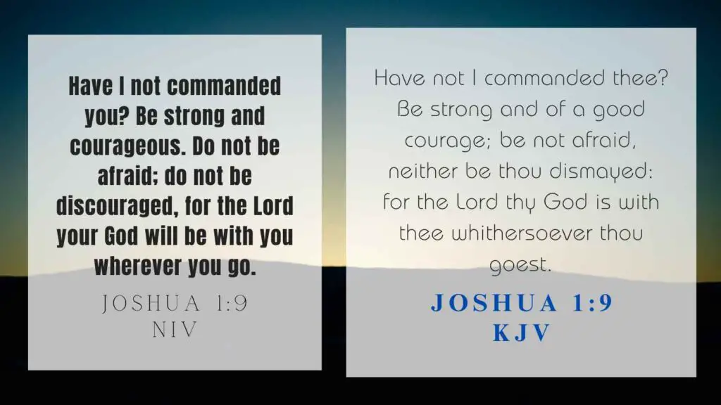 What Does Joshua 1:9 Mean?