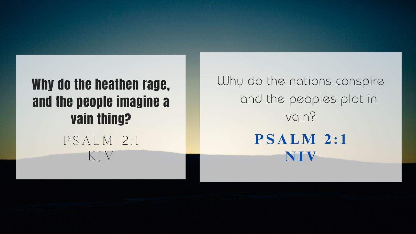 Verse today Psalm 2:1 April 25 2024