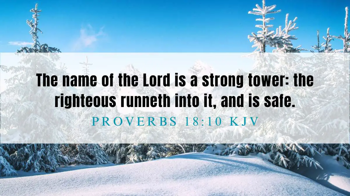 Powerful inspiration from Proverbs 18:10 for September 1, 2024